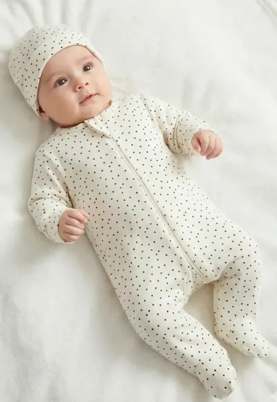 Sleepsuit With Cap