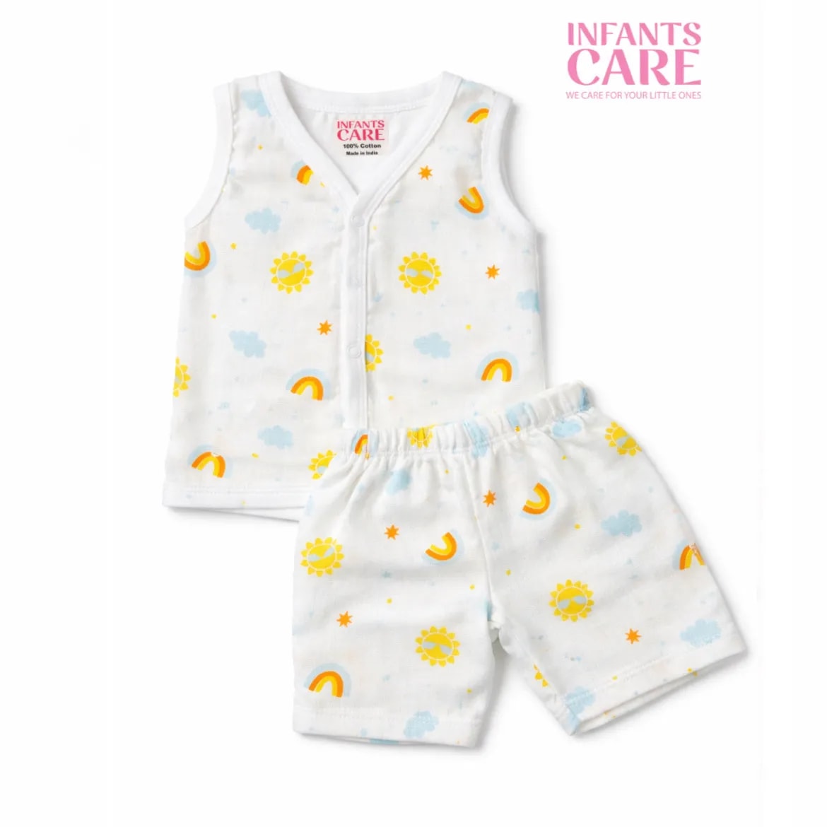 Muslin Jhabla & Shorts