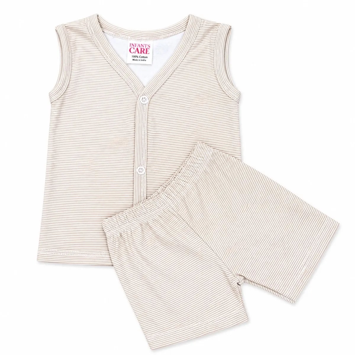 Sleeveless Jhabla & Shorts