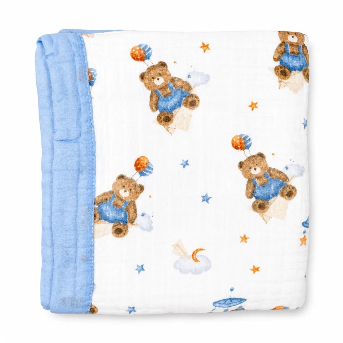 Crinkled Muslin Blanket