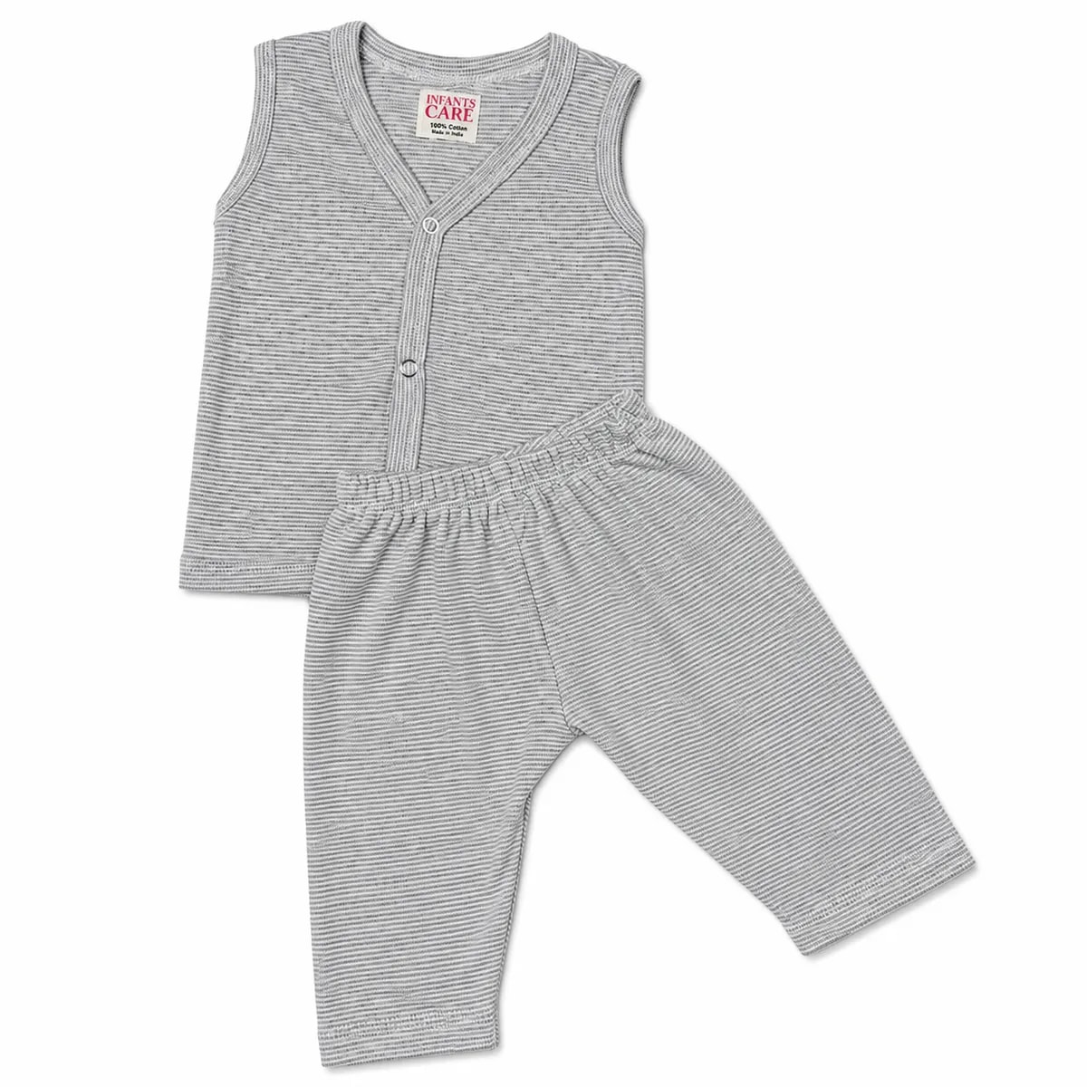 Sleeveless Jhabla & Pant