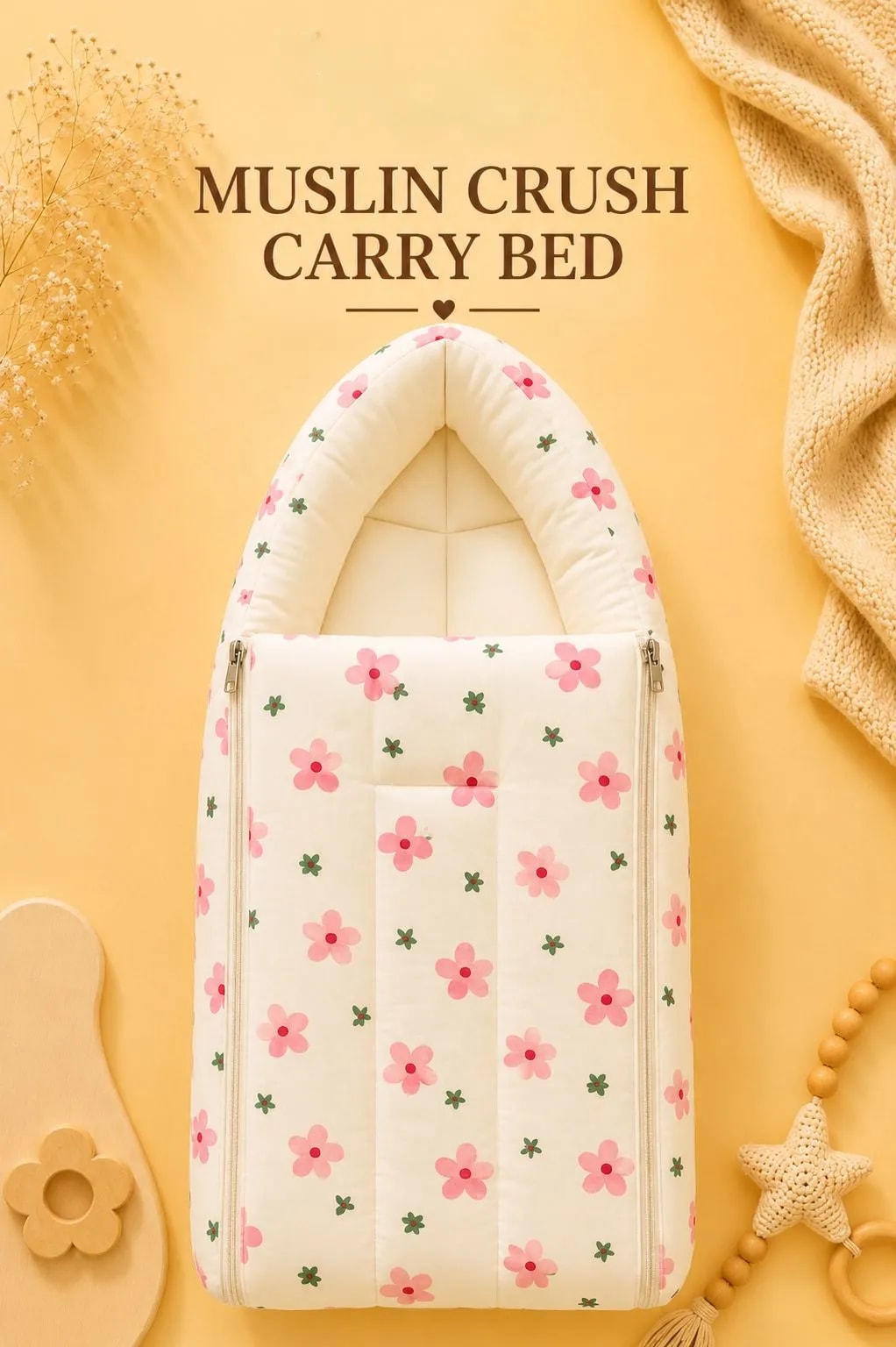 Premium Crush Muslin Carry nest