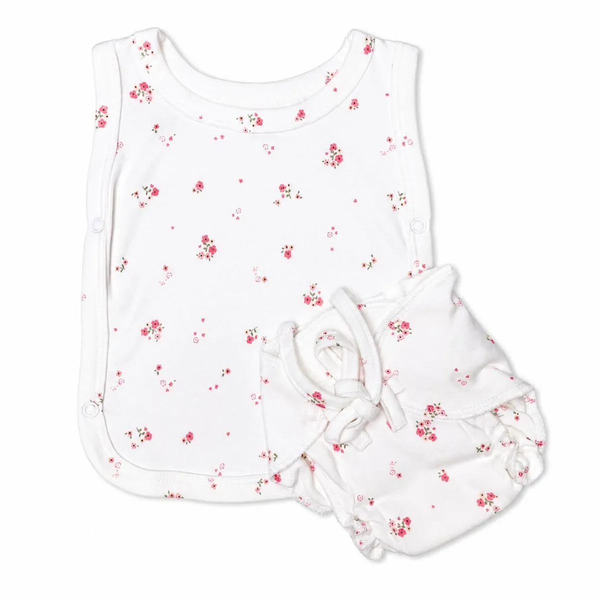 Side Button Jhabla & Nappy Set